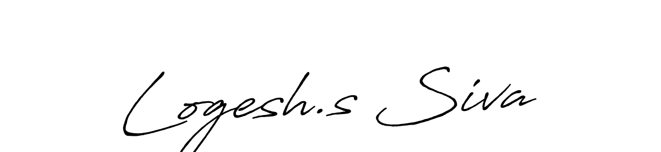 It looks lik you need a new signature style for name Logesh.s Siva. Design unique handwritten (Antro_Vectra_Bolder) signature with our free signature maker in just a few clicks. Logesh.s Siva signature style 7 images and pictures png