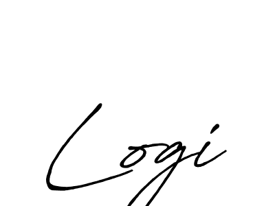 Make a beautiful signature design for name Logi. With this signature (Antro_Vectra_Bolder) style, you can create a handwritten signature for free. Logi signature style 7 images and pictures png
