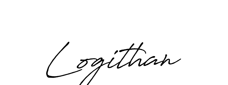 Logithan stylish signature style. Best Handwritten Sign (Antro_Vectra_Bolder) for my name. Handwritten Signature Collection Ideas for my name Logithan. Logithan signature style 7 images and pictures png