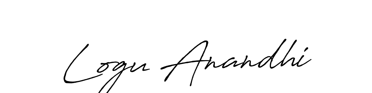 You can use this online signature creator to create a handwritten signature for the name Logu Anandhi. This is the best online autograph maker. Logu Anandhi signature style 7 images and pictures png