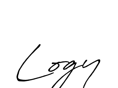 How to make Logy name signature. Use Antro_Vectra_Bolder style for creating short signs online. This is the latest handwritten sign. Logy signature style 7 images and pictures png