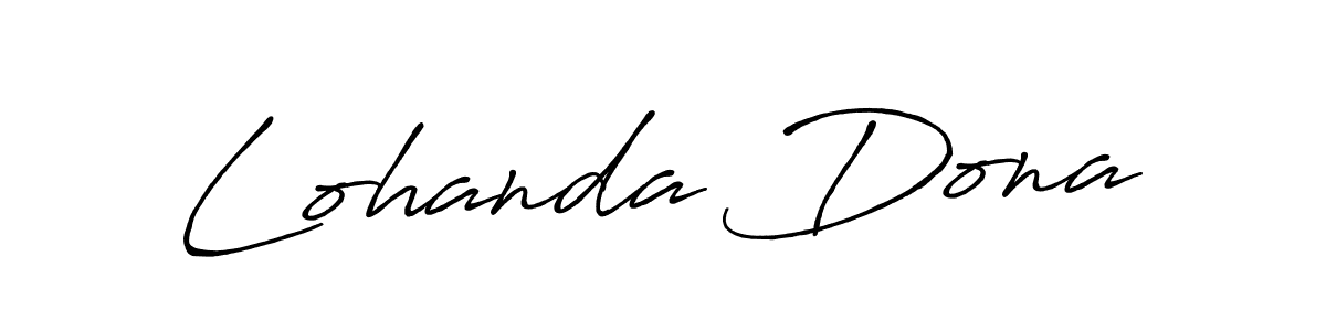 How to make Lohanda Dona signature? Antro_Vectra_Bolder is a professional autograph style. Create handwritten signature for Lohanda Dona name. Lohanda Dona signature style 7 images and pictures png