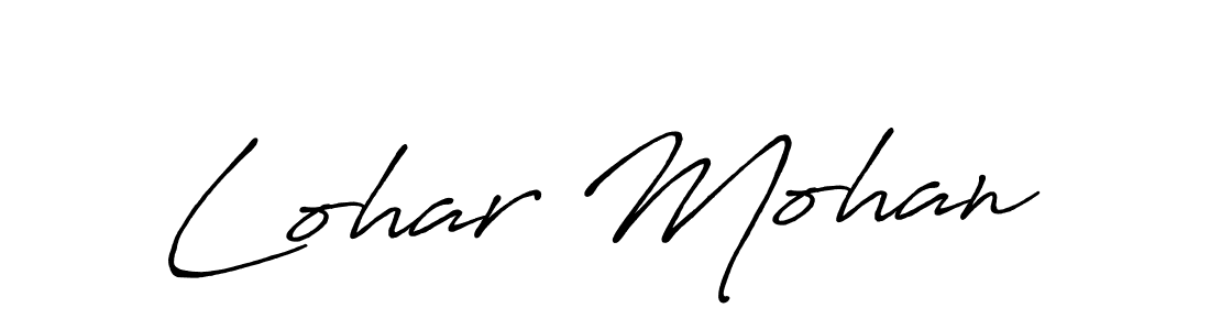 Also You can easily find your signature by using the search form. We will create Lohar Mohan name handwritten signature images for you free of cost using Antro_Vectra_Bolder sign style. Lohar Mohan signature style 7 images and pictures png