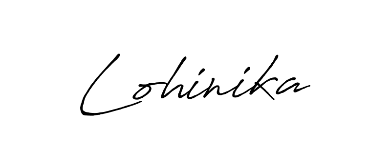 It looks lik you need a new signature style for name Lohinika. Design unique handwritten (Antro_Vectra_Bolder) signature with our free signature maker in just a few clicks. Lohinika signature style 7 images and pictures png