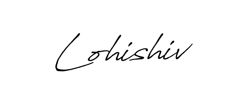 Design your own signature with our free online signature maker. With this signature software, you can create a handwritten (Antro_Vectra_Bolder) signature for name Lohishiv. Lohishiv signature style 7 images and pictures png