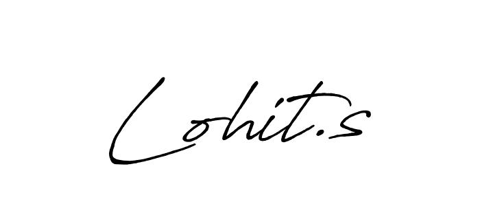 Design your own signature with our free online signature maker. With this signature software, you can create a handwritten (Antro_Vectra_Bolder) signature for name Lohit.s. Lohit.s signature style 7 images and pictures png