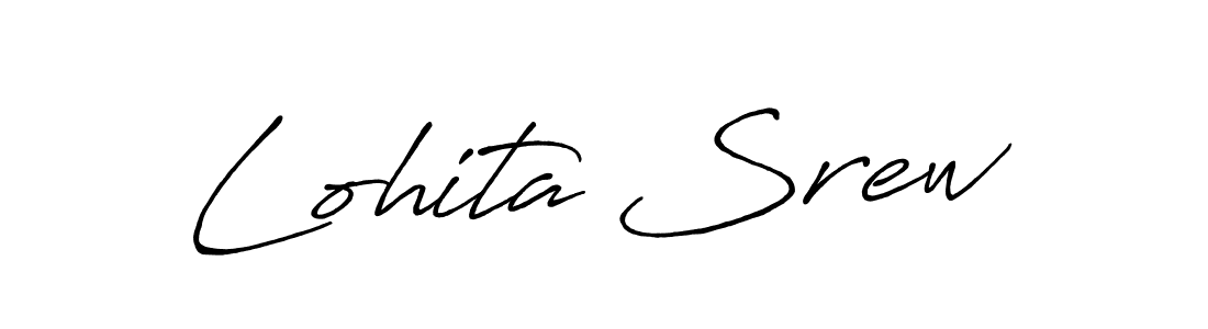 Use a signature maker to create a handwritten signature online. With this signature software, you can design (Antro_Vectra_Bolder) your own signature for name Lohita Srew. Lohita Srew signature style 7 images and pictures png