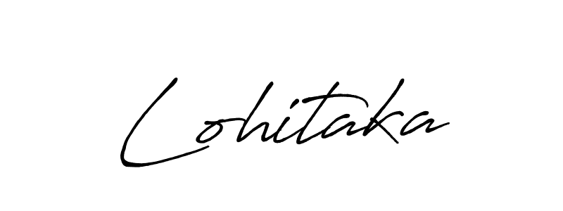 Use a signature maker to create a handwritten signature online. With this signature software, you can design (Antro_Vectra_Bolder) your own signature for name Lohitaka. Lohitaka signature style 7 images and pictures png