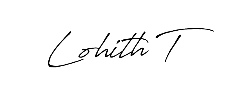 Best and Professional Signature Style for Lohith T. Antro_Vectra_Bolder Best Signature Style Collection. Lohith T signature style 7 images and pictures png