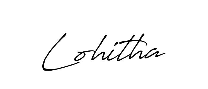 Make a beautiful signature design for name Lohitha. With this signature (Antro_Vectra_Bolder) style, you can create a handwritten signature for free. Lohitha signature style 7 images and pictures png