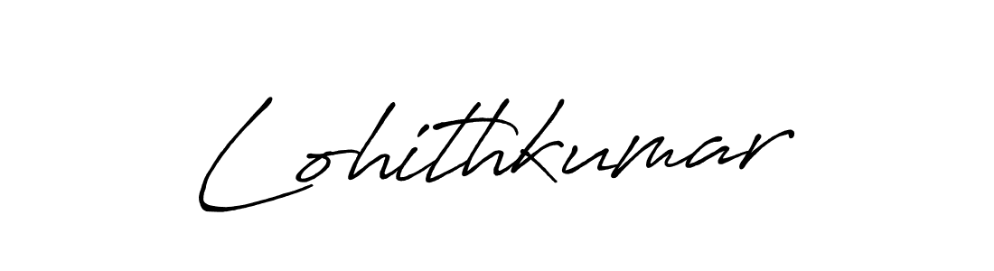 Lohithkumar stylish signature style. Best Handwritten Sign (Antro_Vectra_Bolder) for my name. Handwritten Signature Collection Ideas for my name Lohithkumar. Lohithkumar signature style 7 images and pictures png