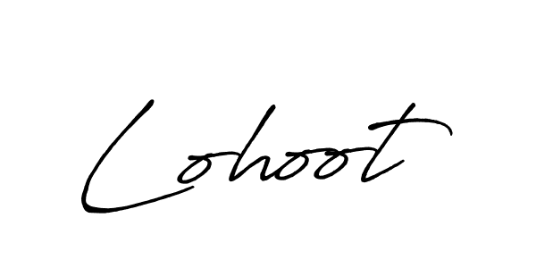 Create a beautiful signature design for name Lohoot. With this signature (Antro_Vectra_Bolder) fonts, you can make a handwritten signature for free. Lohoot signature style 7 images and pictures png