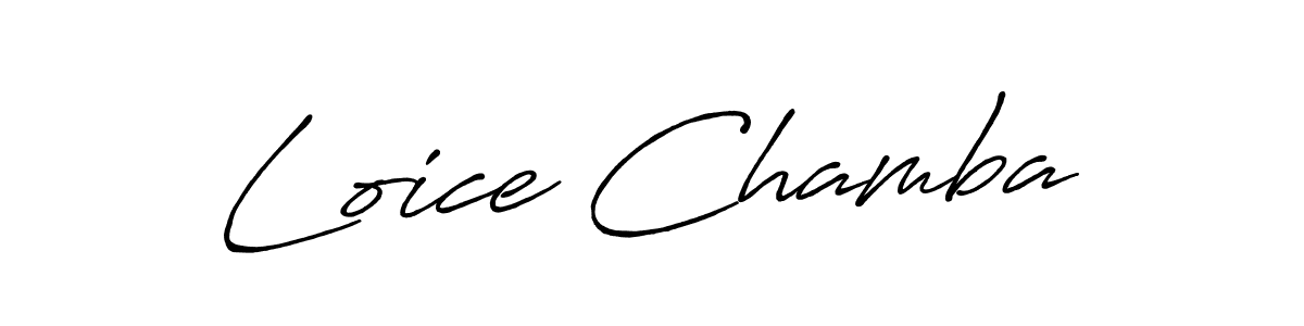 Similarly Antro_Vectra_Bolder is the best handwritten signature design. Signature creator online .You can use it as an online autograph creator for name Loice Chamba. Loice Chamba signature style 7 images and pictures png