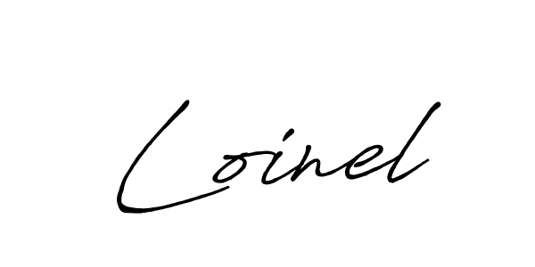 How to make Loinel signature? Antro_Vectra_Bolder is a professional autograph style. Create handwritten signature for Loinel name. Loinel signature style 7 images and pictures png