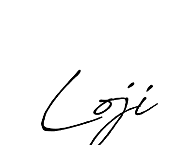 How to make Loji name signature. Use Antro_Vectra_Bolder style for creating short signs online. This is the latest handwritten sign. Loji signature style 7 images and pictures png
