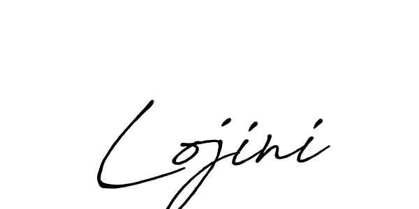 How to make Lojini signature? Antro_Vectra_Bolder is a professional autograph style. Create handwritten signature for Lojini name. Lojini signature style 7 images and pictures png