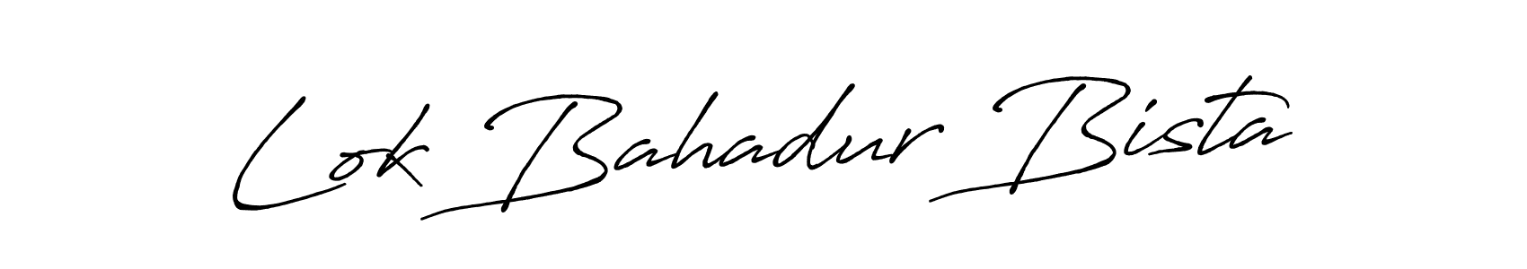 Similarly Antro_Vectra_Bolder is the best handwritten signature design. Signature creator online .You can use it as an online autograph creator for name Lok Bahadur Bista. Lok Bahadur Bista signature style 7 images and pictures png