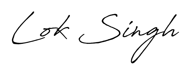 The Antro_Vectra_Bolder lettering style adds unique flourish to name Lok Singh. Stand out with a custom digital autograph made in seconds. Lok Singh signature style 7 images and pictures png