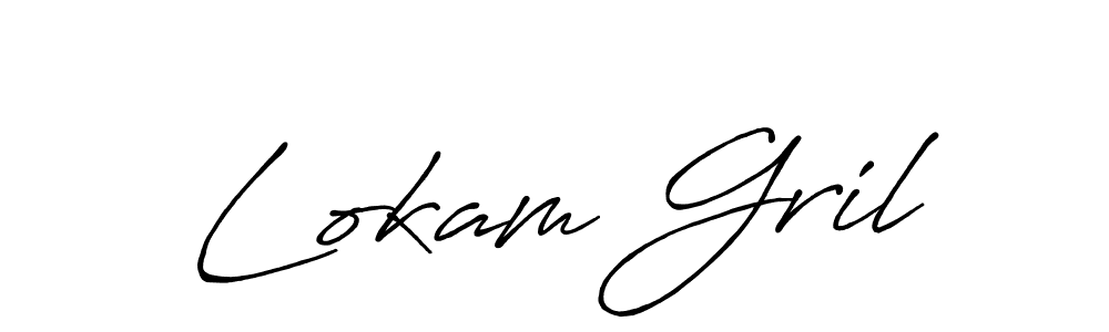 The best way (Antro_Vectra_Bolder) to make a short signature is to pick only two or three words in your name. The name Lokam Gril include a total of six letters. For converting this name. Lokam Gril signature style 7 images and pictures png