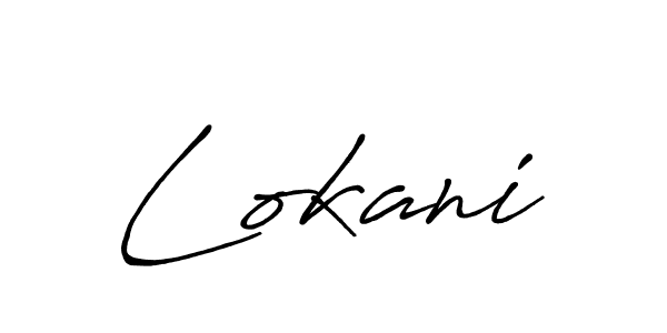 It looks lik you need a new signature style for name Lokani. Design unique handwritten (Antro_Vectra_Bolder) signature with our free signature maker in just a few clicks. Lokani signature style 7 images and pictures png