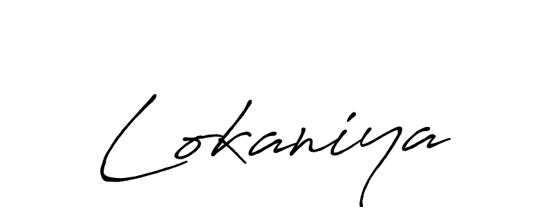 You should practise on your own different ways (Antro_Vectra_Bolder) to write your name (Lokaniya) in signature. don't let someone else do it for you. Lokaniya signature style 7 images and pictures png