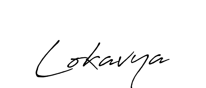 It looks lik you need a new signature style for name Lokavya. Design unique handwritten (Antro_Vectra_Bolder) signature with our free signature maker in just a few clicks. Lokavya signature style 7 images and pictures png