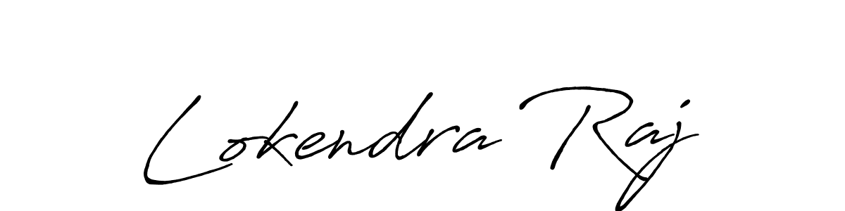 Design your own signature with our free online signature maker. With this signature software, you can create a handwritten (Antro_Vectra_Bolder) signature for name Lokendra Raj. Lokendra Raj signature style 7 images and pictures png