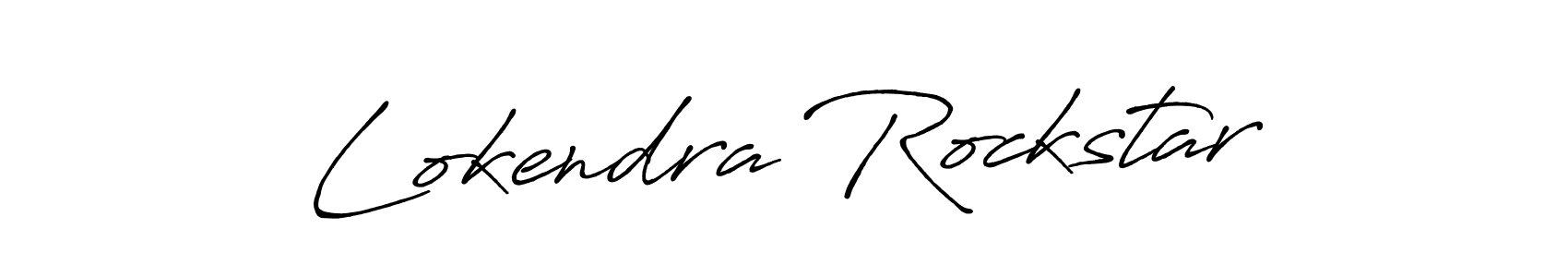 It looks lik you need a new signature style for name Lokendra Rockstar. Design unique handwritten (Antro_Vectra_Bolder) signature with our free signature maker in just a few clicks. Lokendra Rockstar signature style 7 images and pictures png