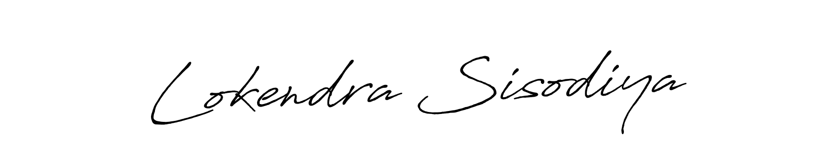 It looks lik you need a new signature style for name Lokendra Sisodiya. Design unique handwritten (Antro_Vectra_Bolder) signature with our free signature maker in just a few clicks. Lokendra Sisodiya signature style 7 images and pictures png