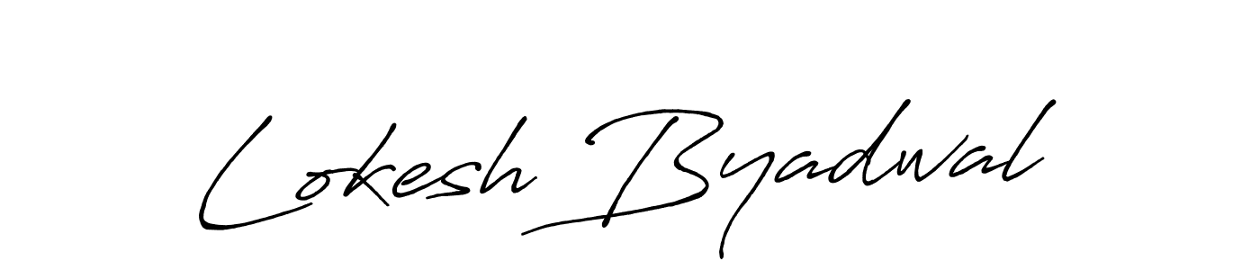 Also we have Lokesh Byadwal name is the best signature style. Create professional handwritten signature collection using Antro_Vectra_Bolder autograph style. Lokesh Byadwal signature style 7 images and pictures png