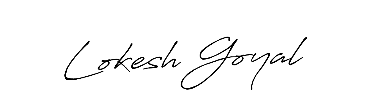 How to Draw Lokesh Goyal signature style? Antro_Vectra_Bolder is a latest design signature styles for name Lokesh Goyal. Lokesh Goyal signature style 7 images and pictures png