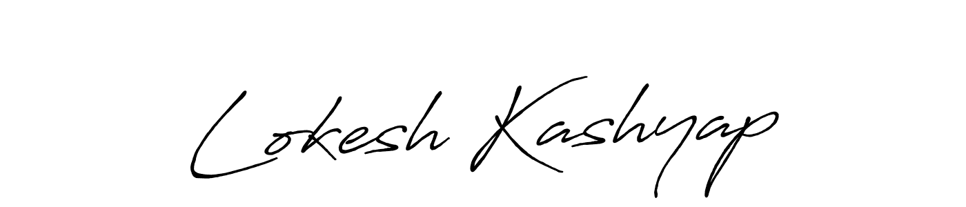 Use a signature maker to create a handwritten signature online. With this signature software, you can design (Antro_Vectra_Bolder) your own signature for name Lokesh Kashyap. Lokesh Kashyap signature style 7 images and pictures png