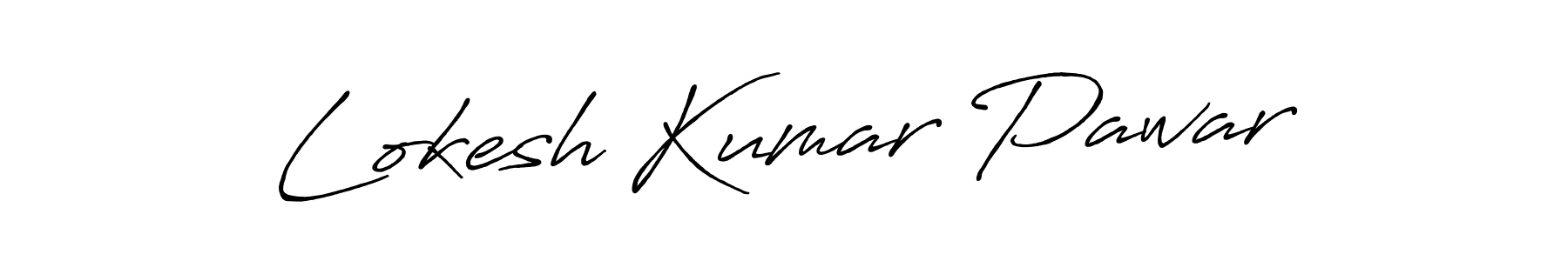 How to make Lokesh Kumar Pawar signature? Antro_Vectra_Bolder is a professional autograph style. Create handwritten signature for Lokesh Kumar Pawar name. Lokesh Kumar Pawar signature style 7 images and pictures png