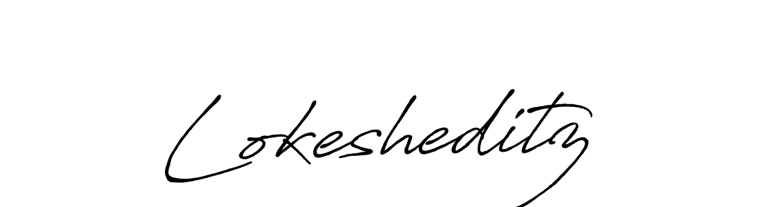 How to Draw Lokesheditz signature style? Antro_Vectra_Bolder is a latest design signature styles for name Lokesheditz. Lokesheditz signature style 7 images and pictures png