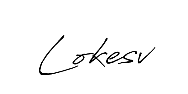 It looks lik you need a new signature style for name Lokesv. Design unique handwritten (Antro_Vectra_Bolder) signature with our free signature maker in just a few clicks. Lokesv signature style 7 images and pictures png