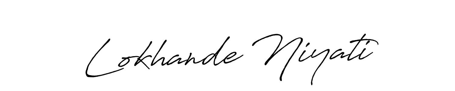 Also You can easily find your signature by using the search form. We will create Lokhande Niyati name handwritten signature images for you free of cost using Antro_Vectra_Bolder sign style. Lokhande Niyati signature style 7 images and pictures png