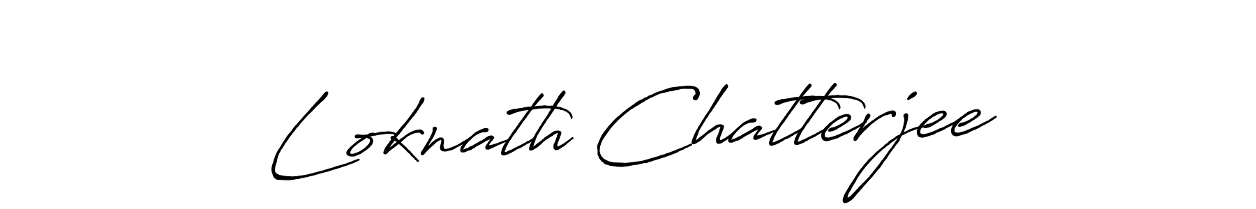 Design your own signature with our free online signature maker. With this signature software, you can create a handwritten (Antro_Vectra_Bolder) signature for name Loknath Chatterjee. Loknath Chatterjee signature style 7 images and pictures png