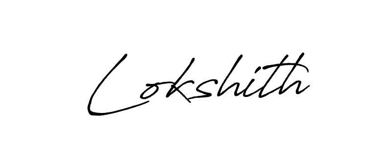 How to Draw Lokshith signature style? Antro_Vectra_Bolder is a latest design signature styles for name Lokshith. Lokshith signature style 7 images and pictures png