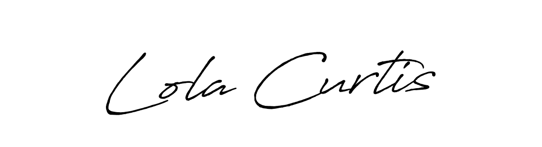 It looks lik you need a new signature style for name Lola Curtis. Design unique handwritten (Antro_Vectra_Bolder) signature with our free signature maker in just a few clicks. Lola Curtis signature style 7 images and pictures png