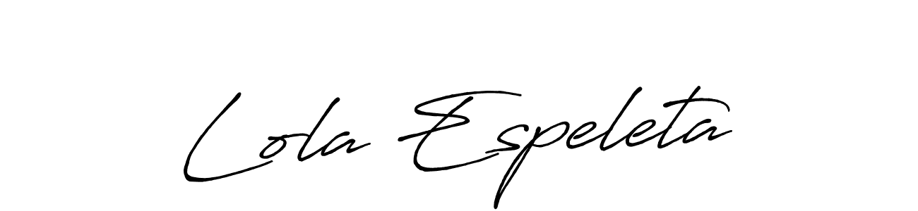 Make a beautiful signature design for name Lola Espeleta. Use this online signature maker to create a handwritten signature for free. Lola Espeleta signature style 7 images and pictures png