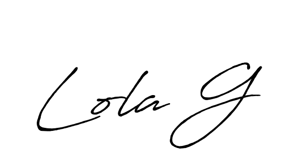 How to Draw Lola G signature style? Antro_Vectra_Bolder is a latest design signature styles for name Lola G. Lola G signature style 7 images and pictures png