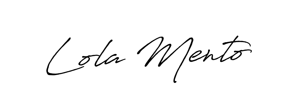 See photos of Lola Mento official signature by Spectra . Check more albums & portfolios. Read reviews & check more about Antro_Vectra_Bolder font. Lola Mento signature style 7 images and pictures png