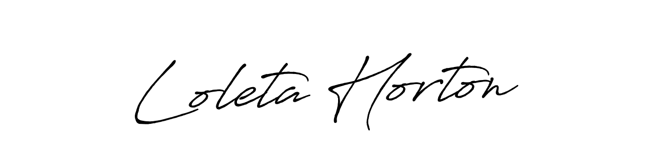 Best and Professional Signature Style for Loleta Horton. Antro_Vectra_Bolder Best Signature Style Collection. Loleta Horton signature style 7 images and pictures png