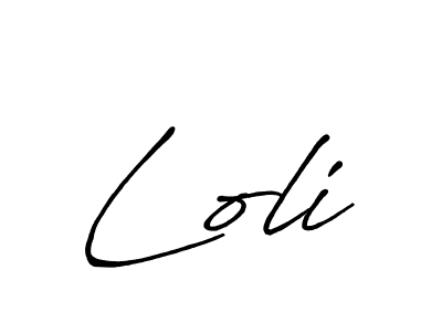 Similarly Antro_Vectra_Bolder is the best handwritten signature design. Signature creator online .You can use it as an online autograph creator for name Loli. Loli signature style 7 images and pictures png