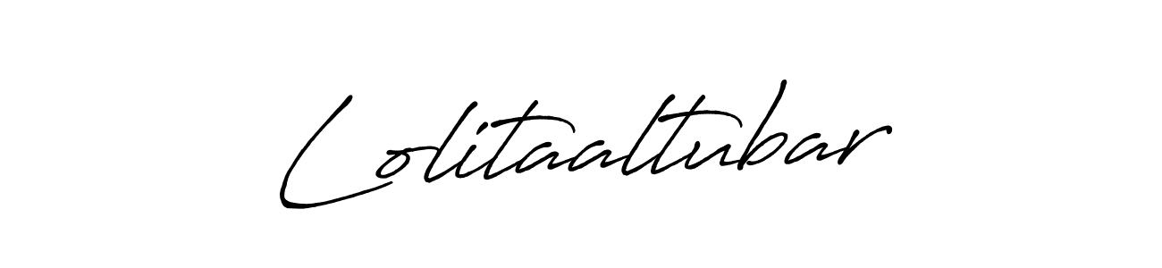 Once you've used our free online signature maker to create your best signature Antro_Vectra_Bolder style, it's time to enjoy all of the benefits that Lolitaaltubar name signing documents. Lolitaaltubar signature style 7 images and pictures png