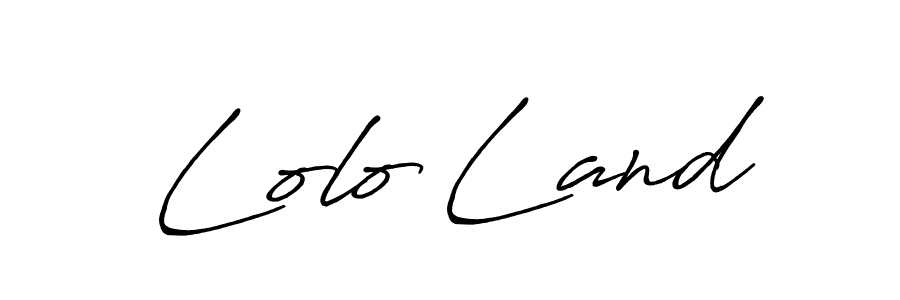 You should practise on your own different ways (Antro_Vectra_Bolder) to write your name (Lolo Land) in signature. don't let someone else do it for you. Lolo Land signature style 7 images and pictures png