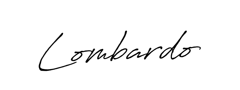 Create a beautiful signature design for name Lombardo. With this signature (Antro_Vectra_Bolder) fonts, you can make a handwritten signature for free. Lombardo signature style 7 images and pictures png