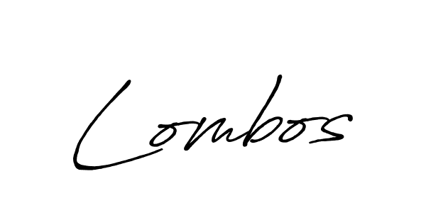 You should practise on your own different ways (Antro_Vectra_Bolder) to write your name (Lombos) in signature. don't let someone else do it for you. Lombos signature style 7 images and pictures png