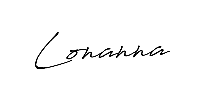 You should practise on your own different ways (Antro_Vectra_Bolder) to write your name (Lonanna) in signature. don't let someone else do it for you. Lonanna signature style 7 images and pictures png