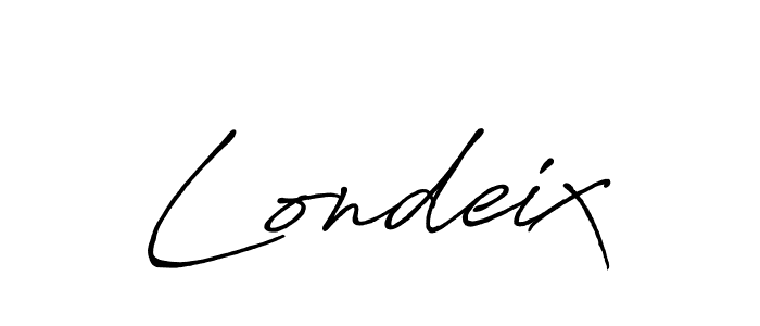 Also we have Londeix name is the best signature style. Create professional handwritten signature collection using Antro_Vectra_Bolder autograph style. Londeix signature style 7 images and pictures png